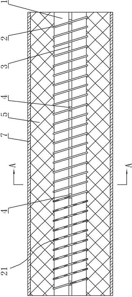 Heating structure for pipeline and pipeline using same