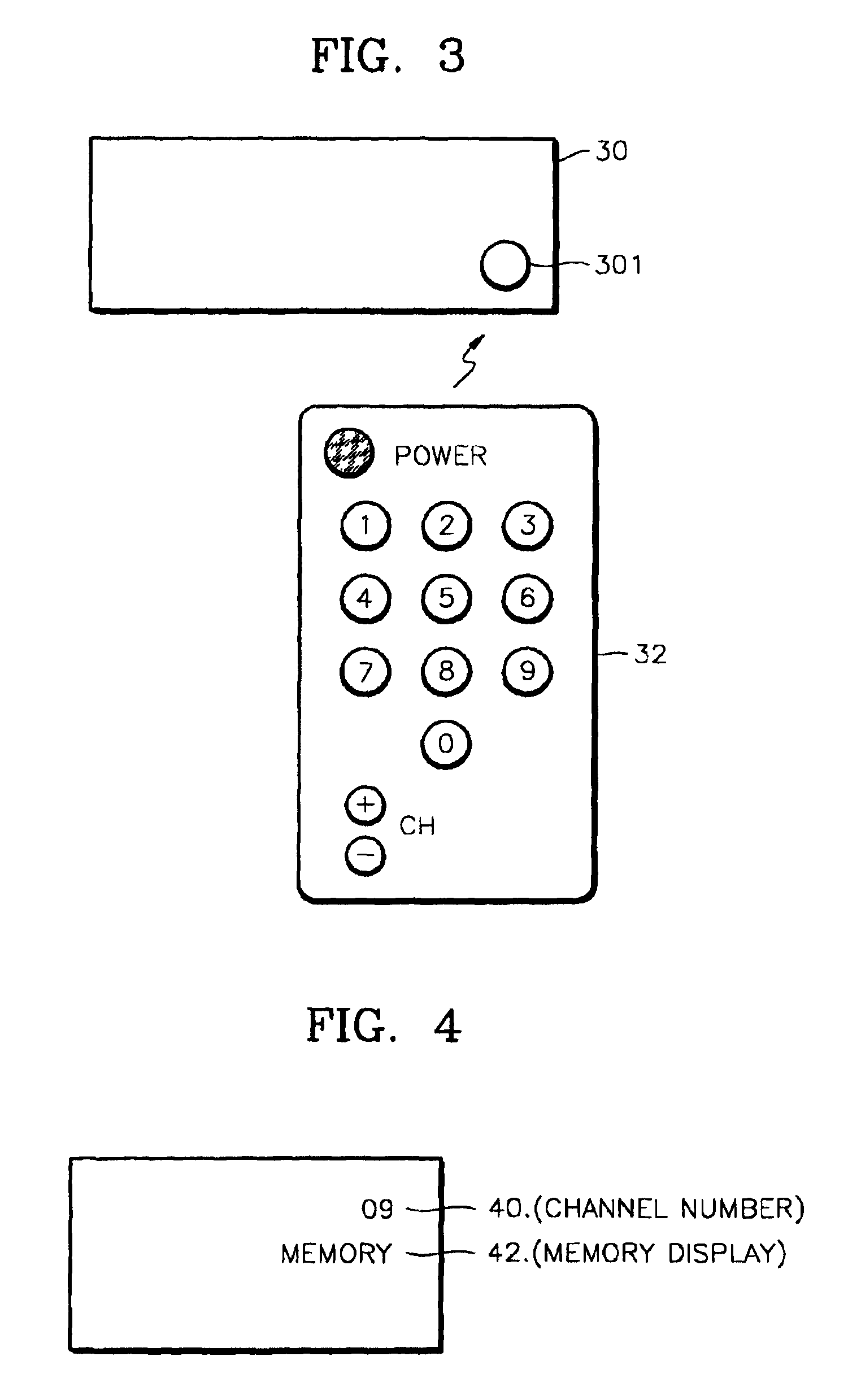 Automatic channel memory device