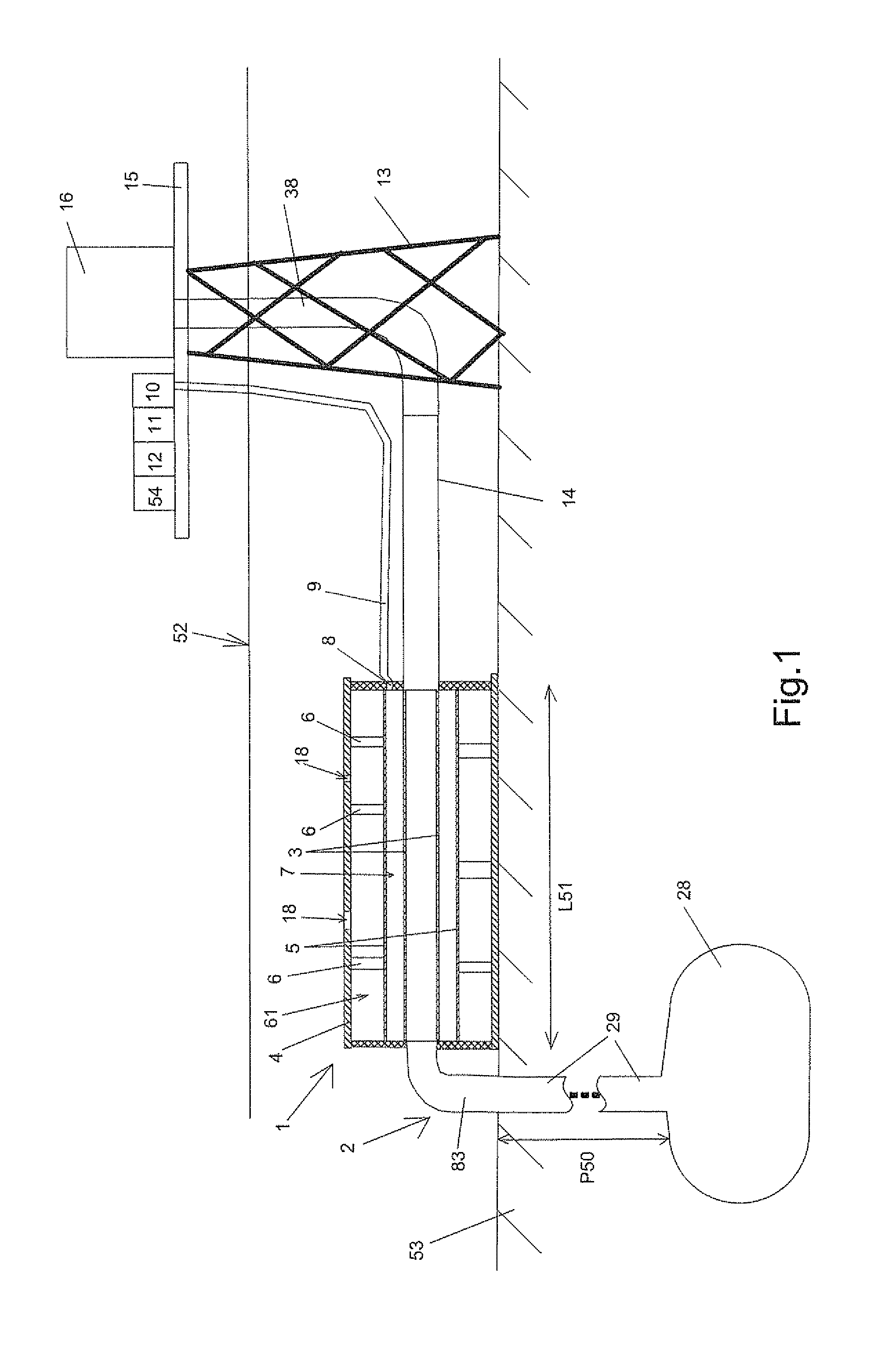 Underwater hydrocarbon transport and temperature control device