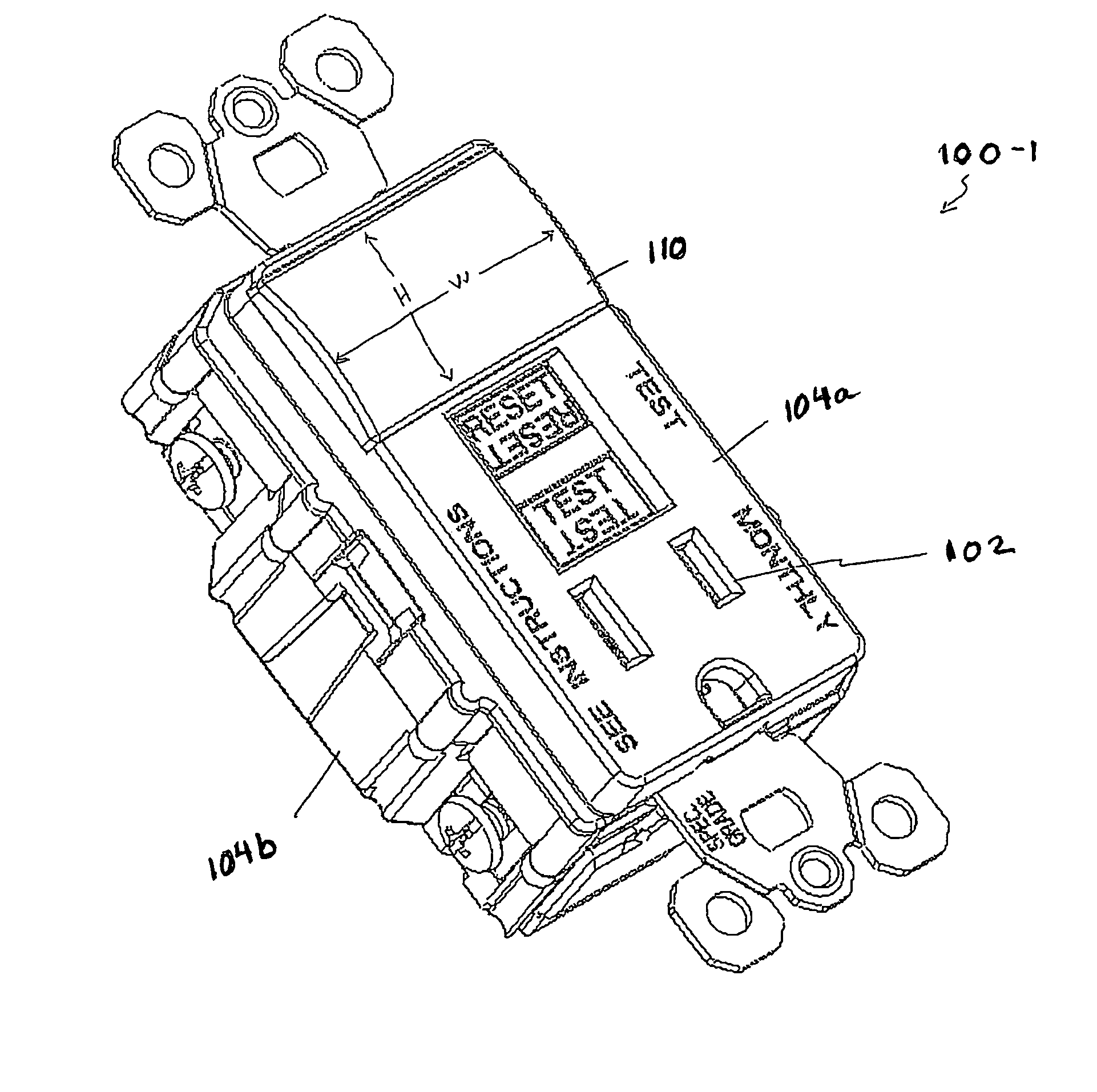 Electrical device with circuit protection component and light
