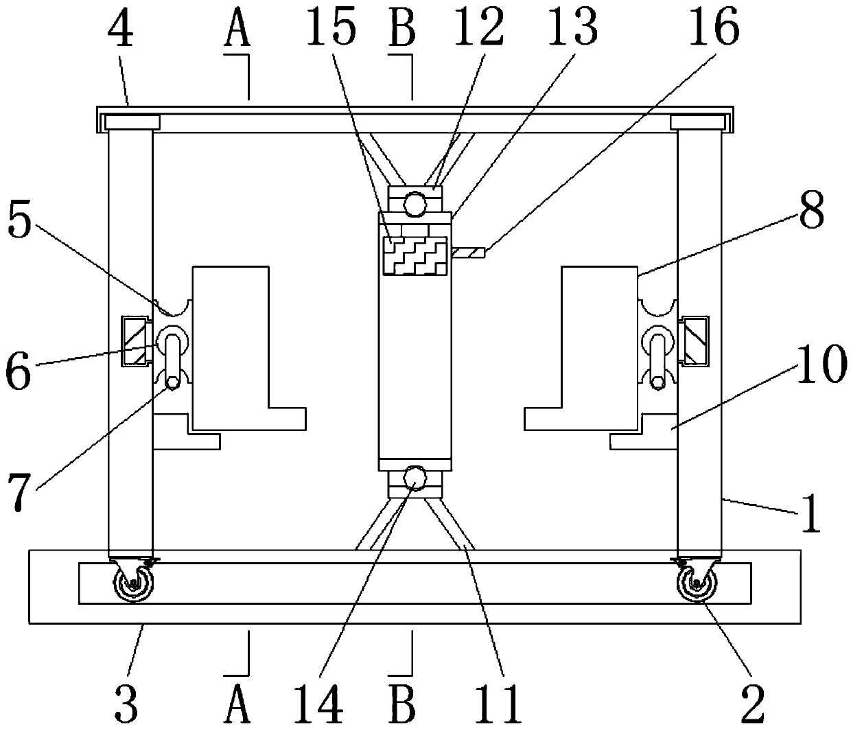 Electrical detection device facilitating clamping and fixing