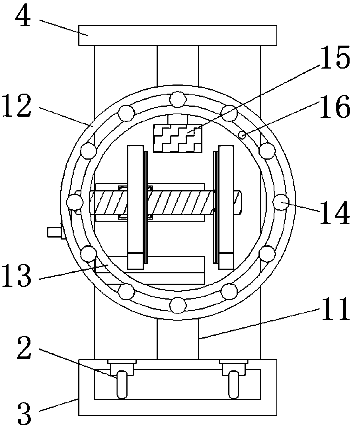 Electrical detection device facilitating clamping and fixing