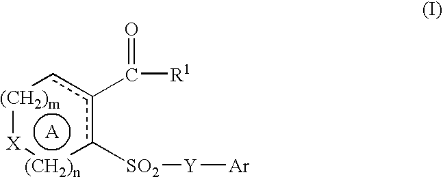Substituted aromatic-ring compounds, process for producing the same, and use