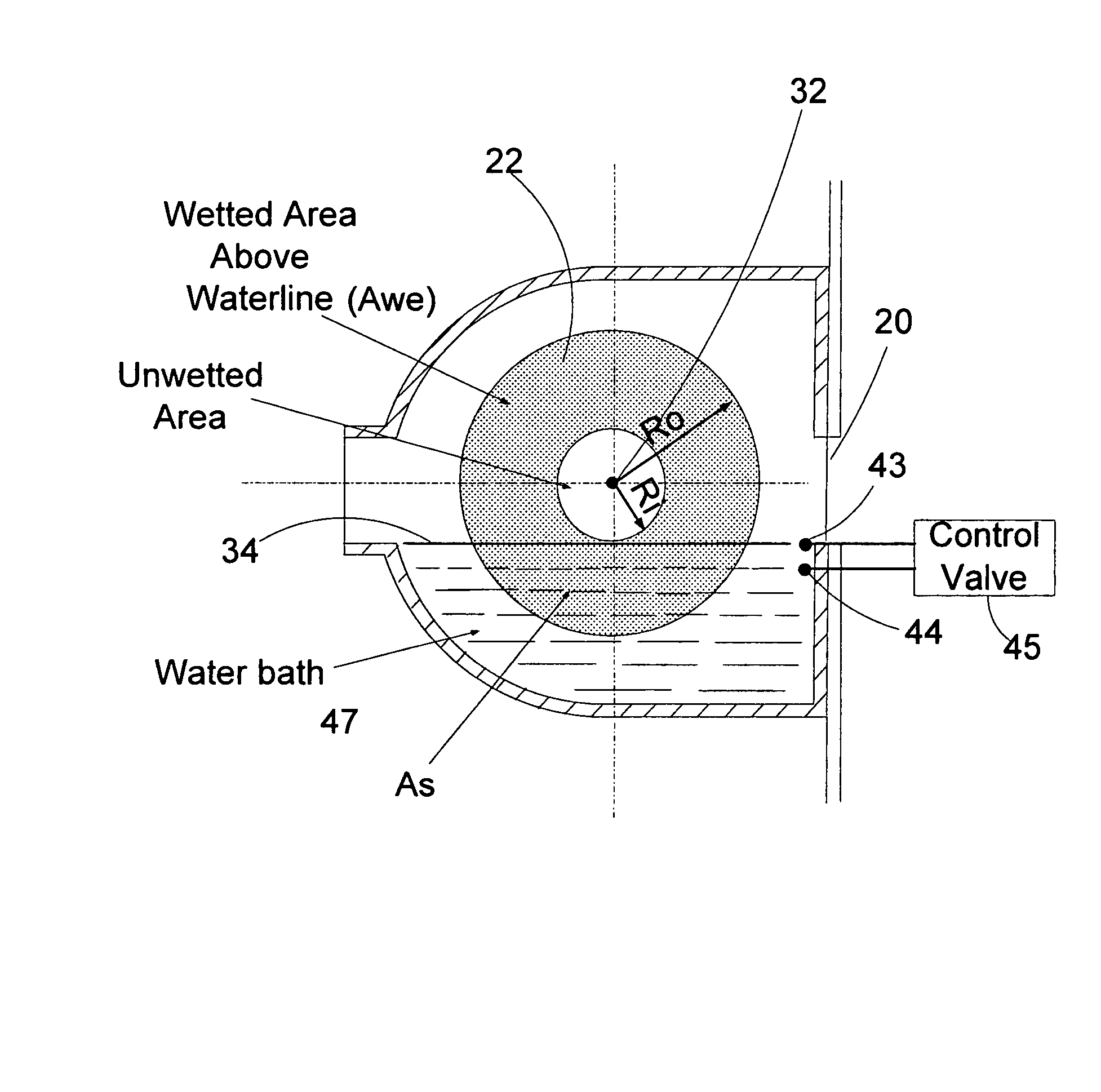 Rotary disk humidifier