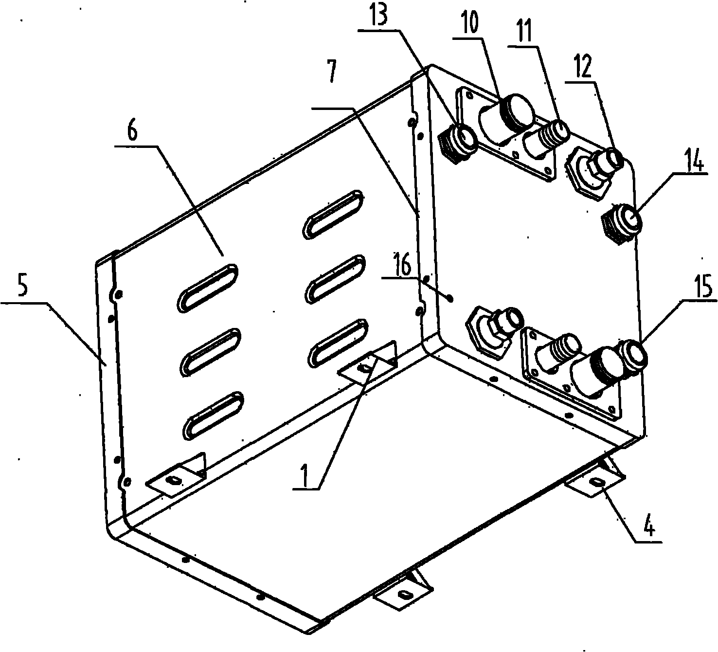 Encapsulation method of galvanic pile module of fuel cell