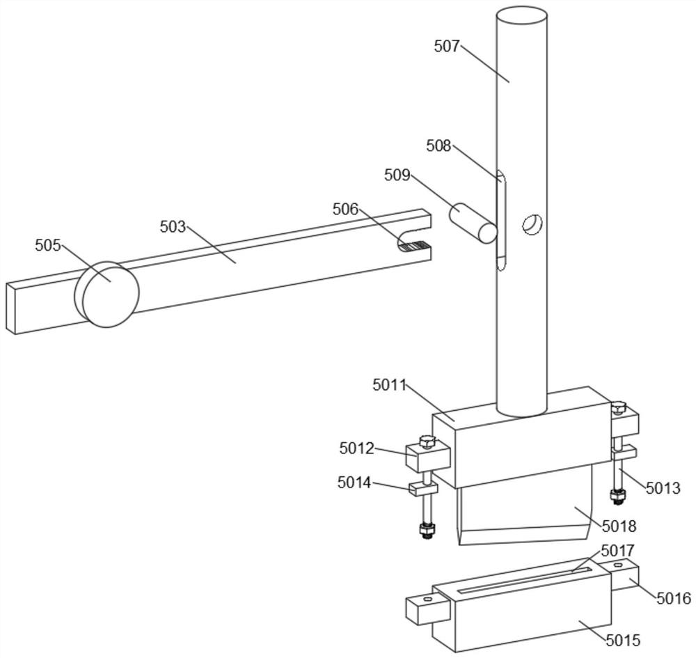 Protective film fixed-distance section cutting device for highway bridge engineering