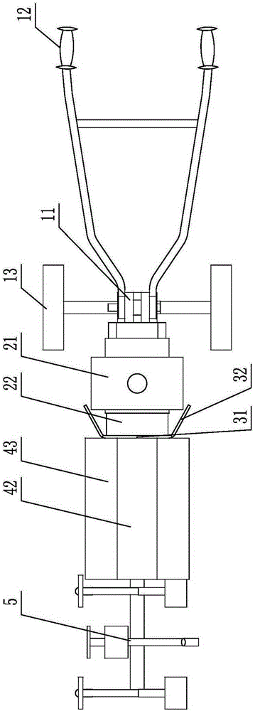 Micro-type field weeding machine