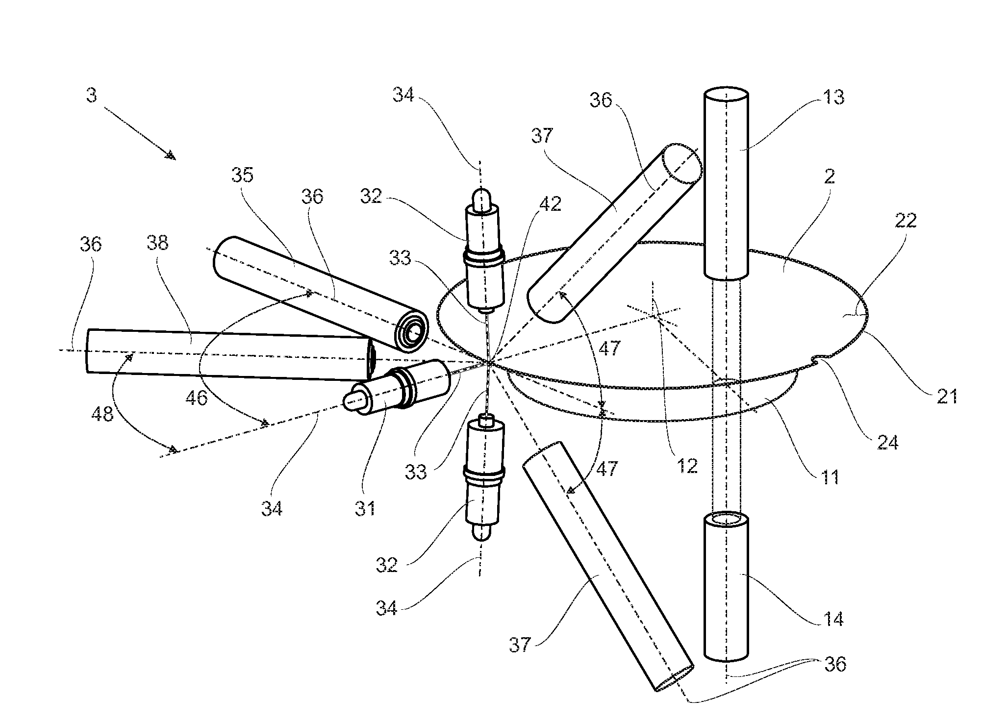 Device for Noncontact Determination of Edge Profile at a Thin Disk-Shaped Object
