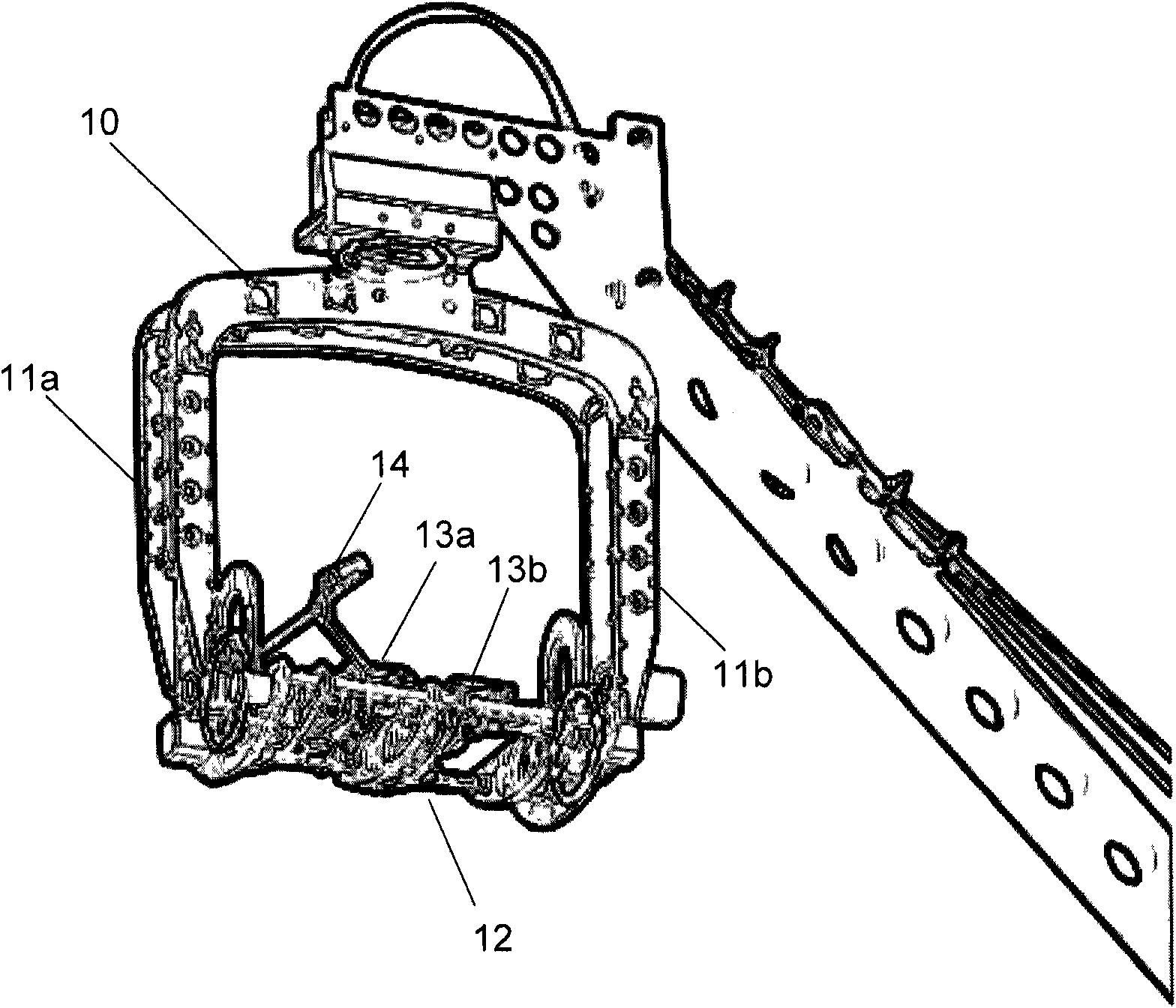 Stereo video shooting device