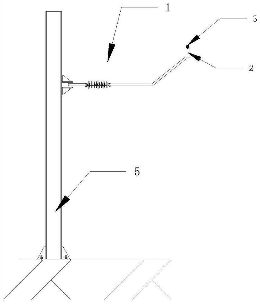 Moving mechanism of mobile contact net, mobile contact net and operation method