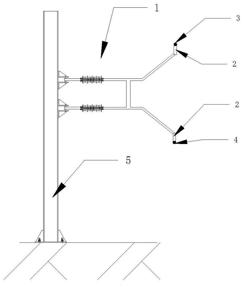 Moving mechanism of mobile contact net, mobile contact net and operation method