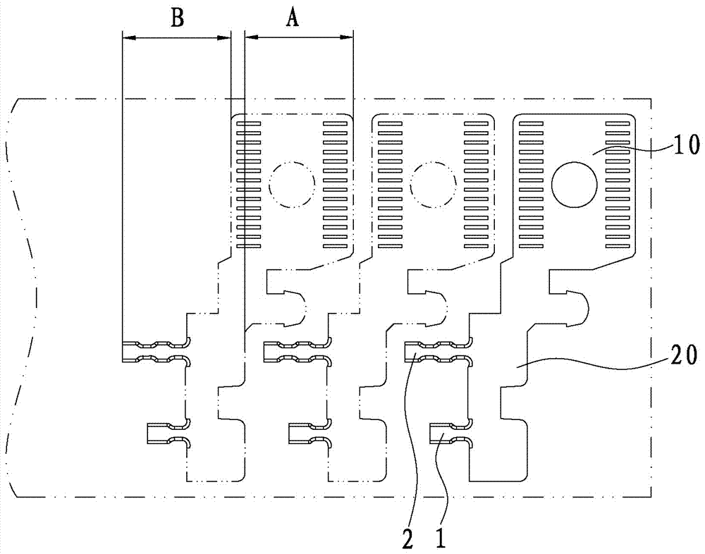 A coil terminal conductive sheet structure