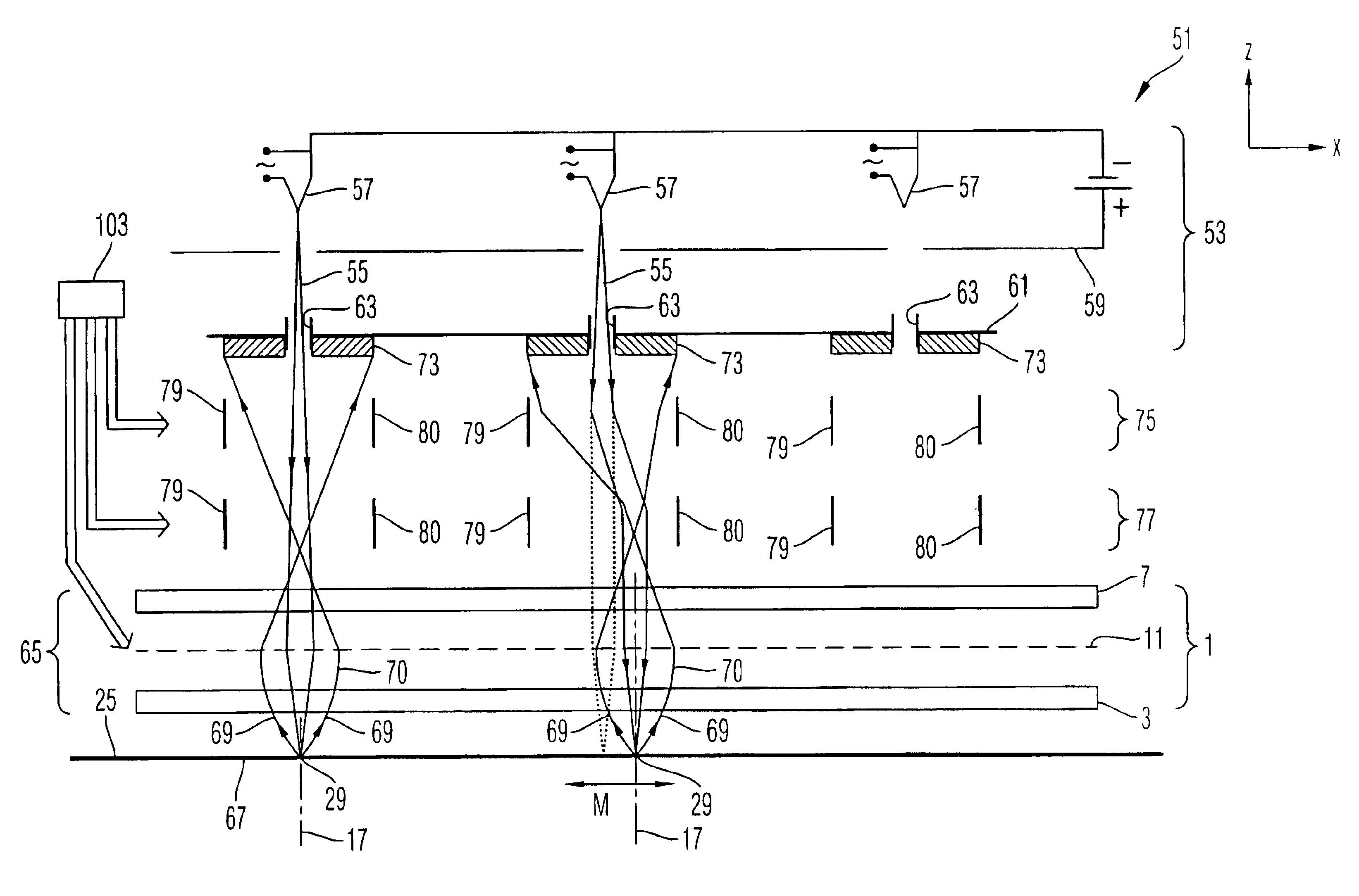Particle-optical apparatus and method for operating the same