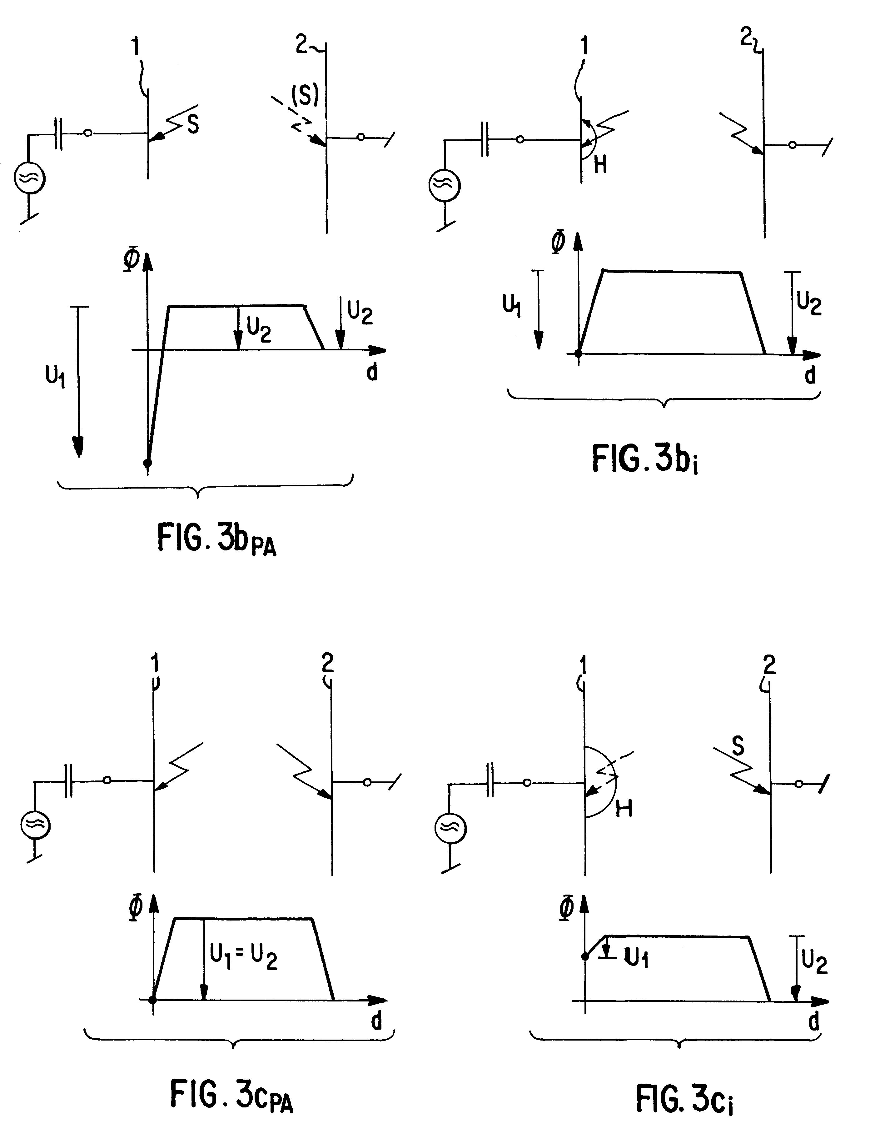 Process and apparatus for sputter etching or sputter coating