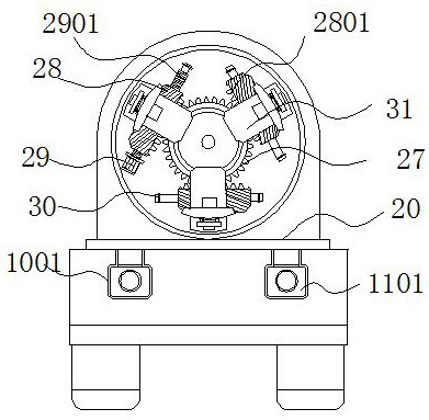Non-standard plastic part internal thread machining device capable of conducting thread detection