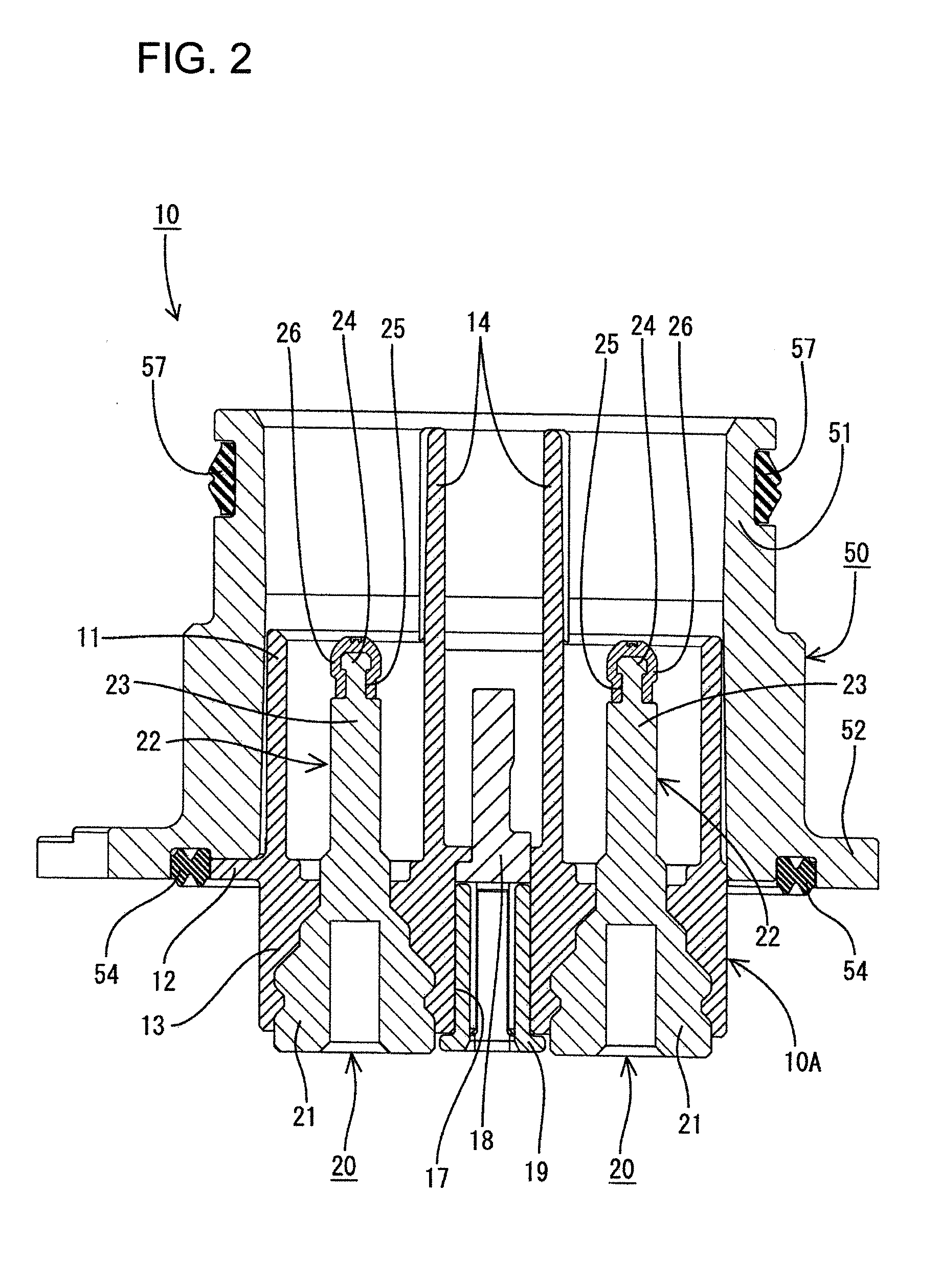 Male connector and connector apparatus