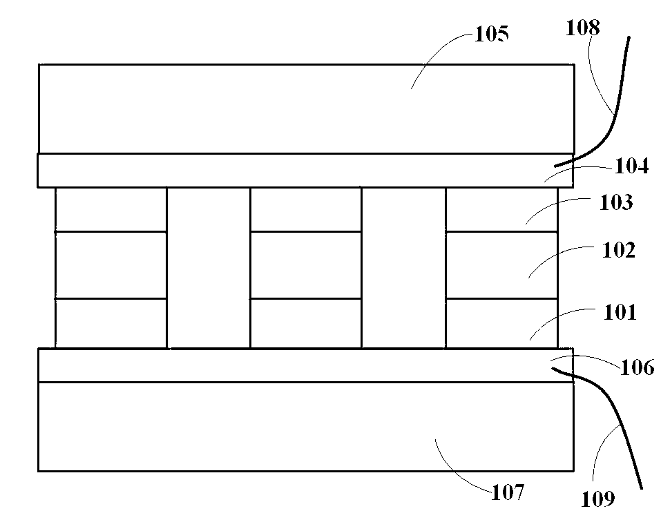 Light-emitting diode device and production method thereof
