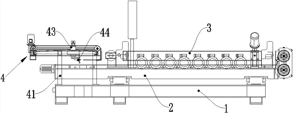 Ceramic edge cutting machine with automatic correction device