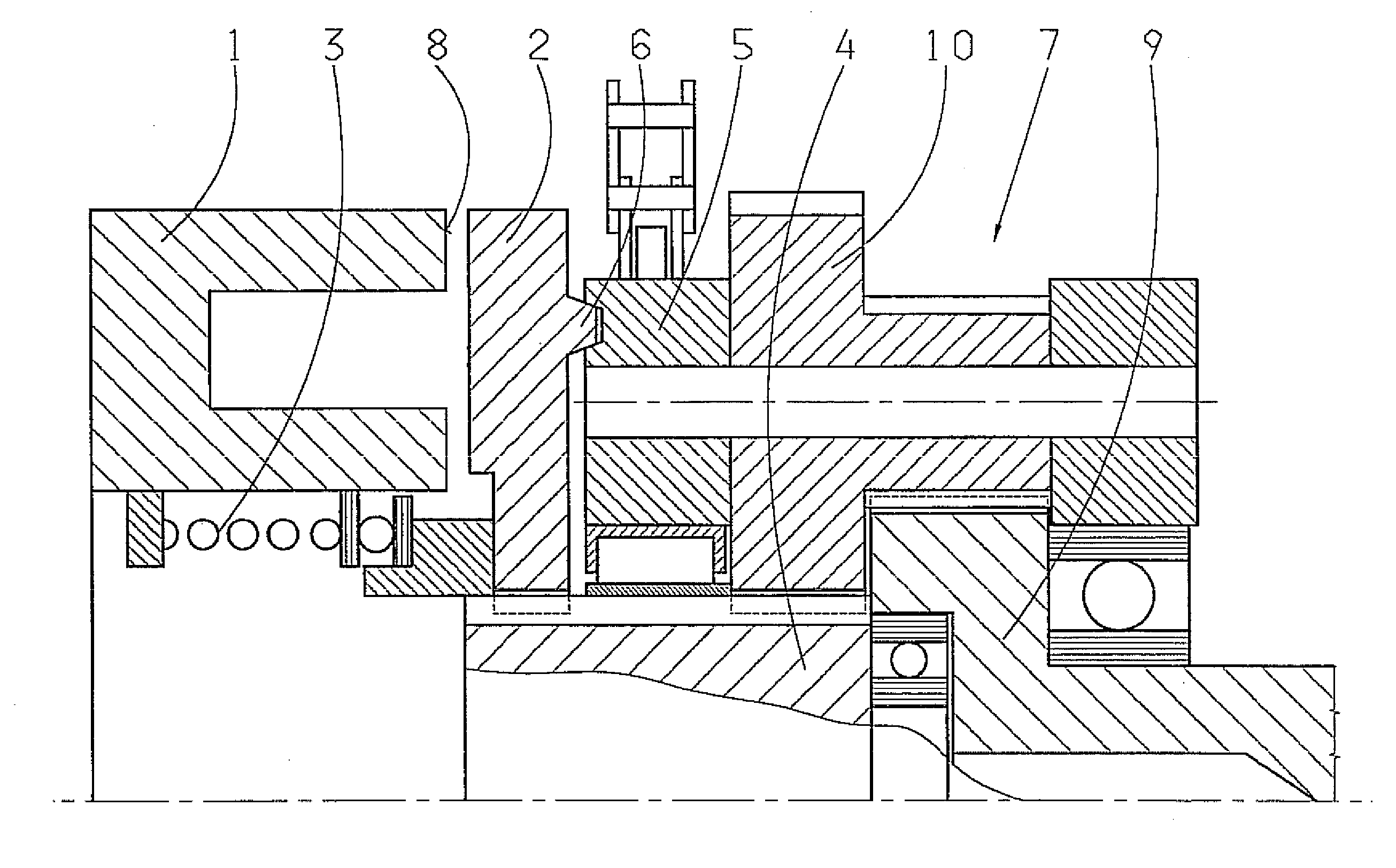 Adjustment device for a camshaft