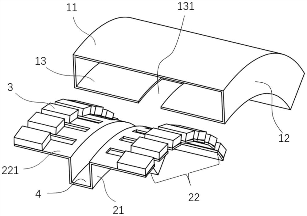 Vibration suppression structure