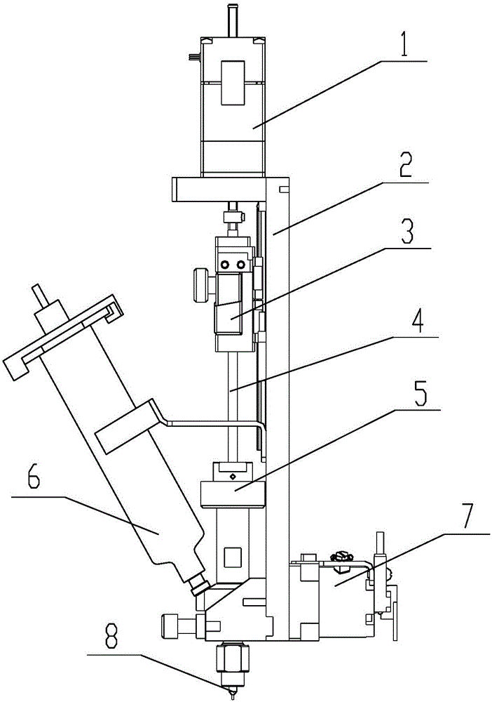 Gluing device and gluing method thereof