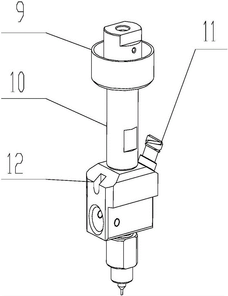 Gluing device and gluing method thereof