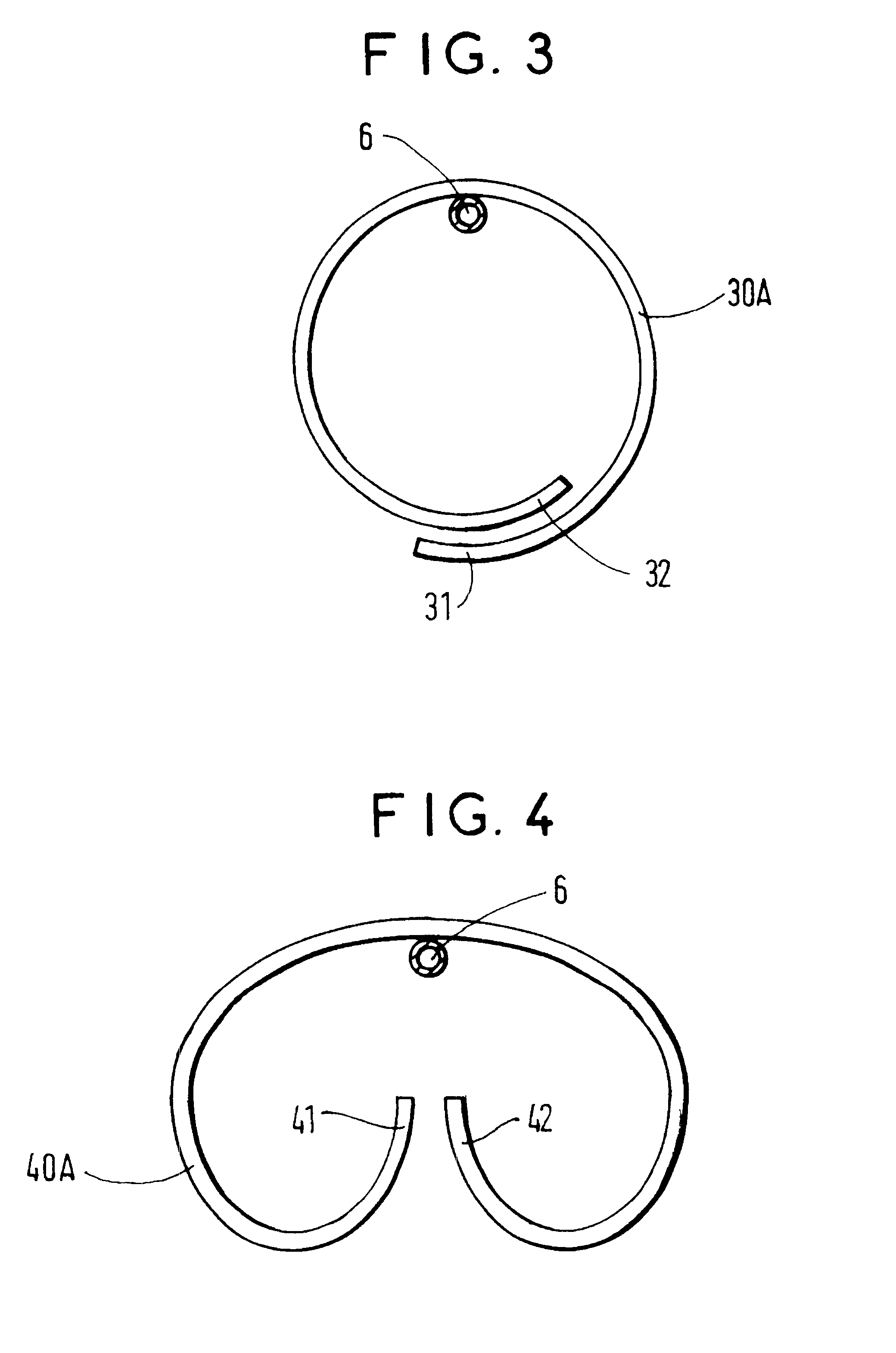 Device for fixing a tubular element in an inaccessible cavity