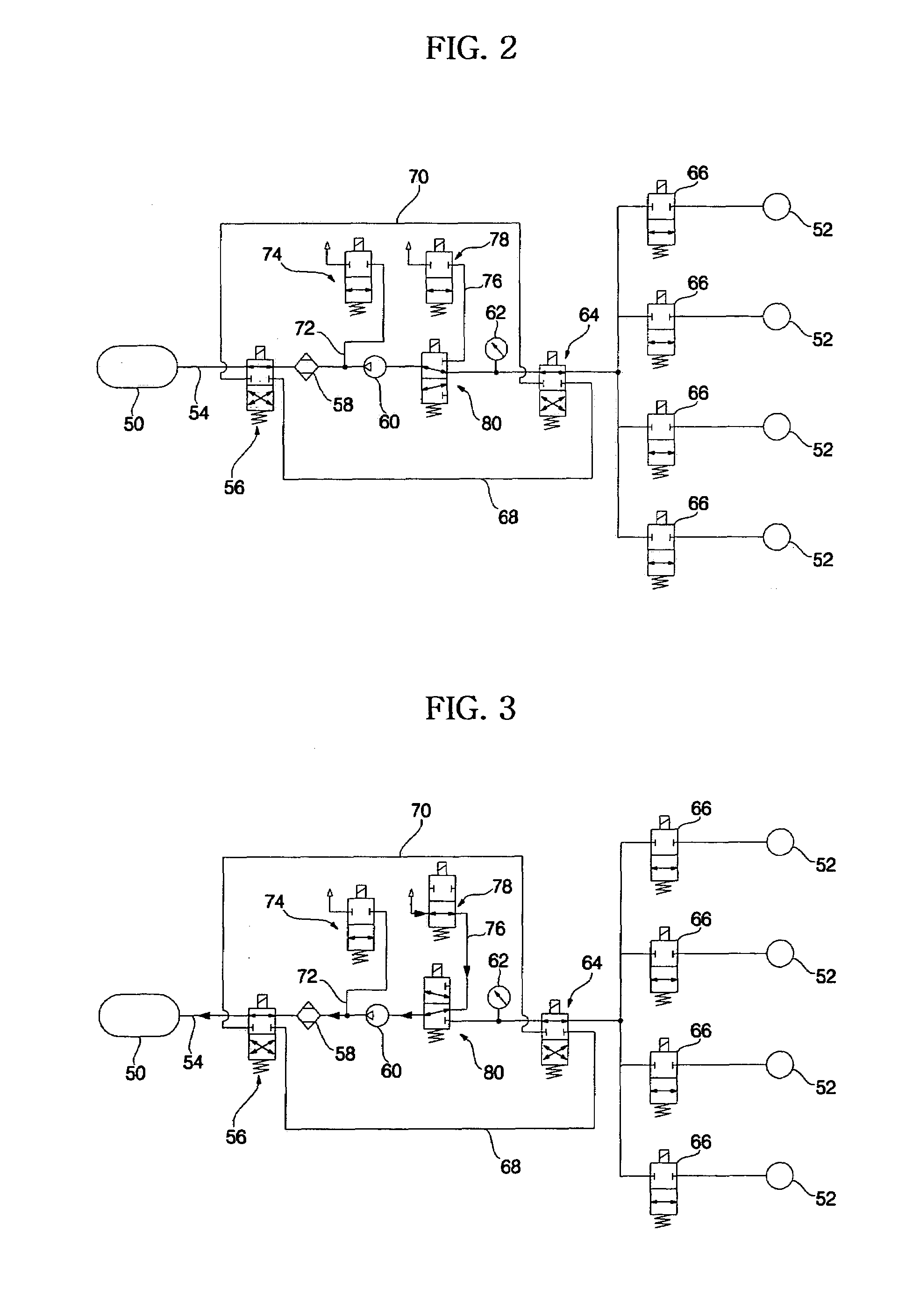 Air suspension system for vehicle