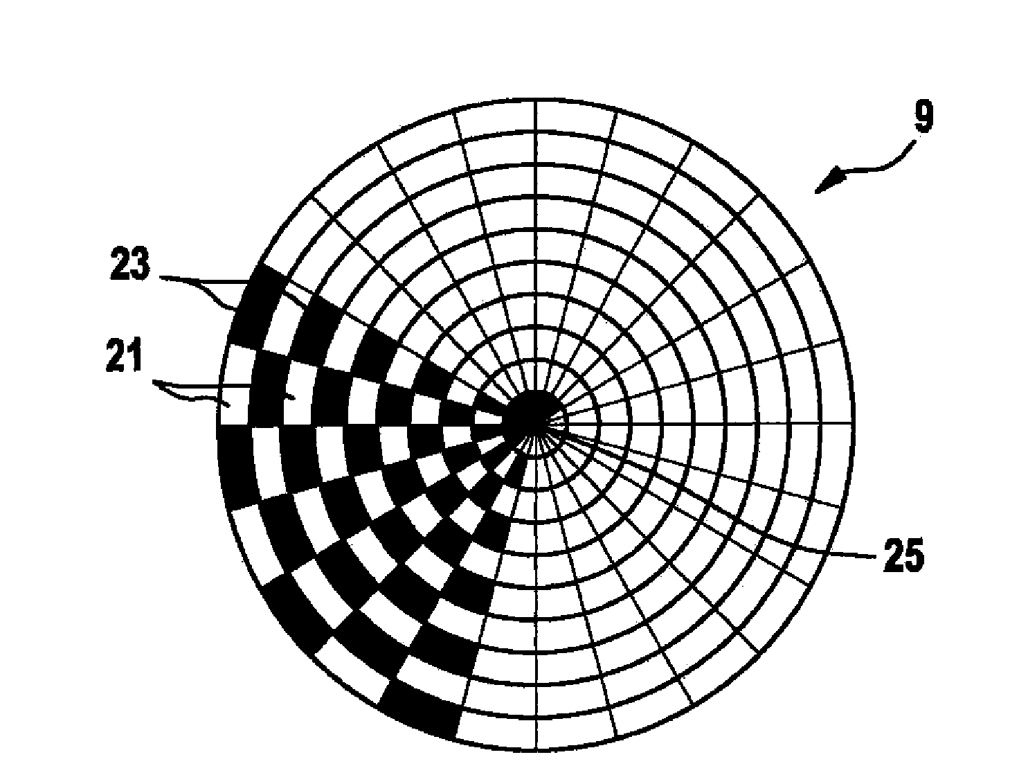 Filter element and soot filter having geometrically similar channels