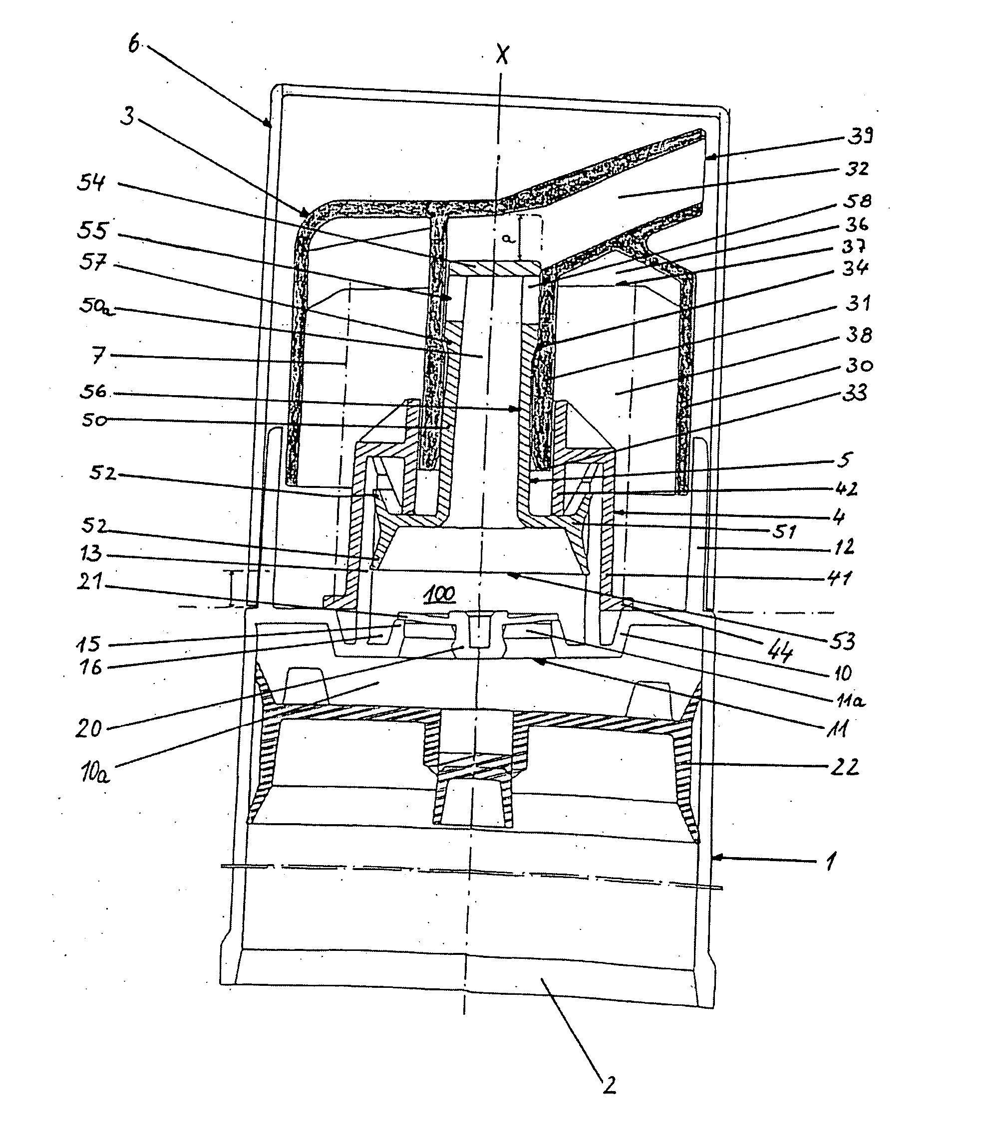 Cosmetic or dermatological preparation for use with dispenser system
