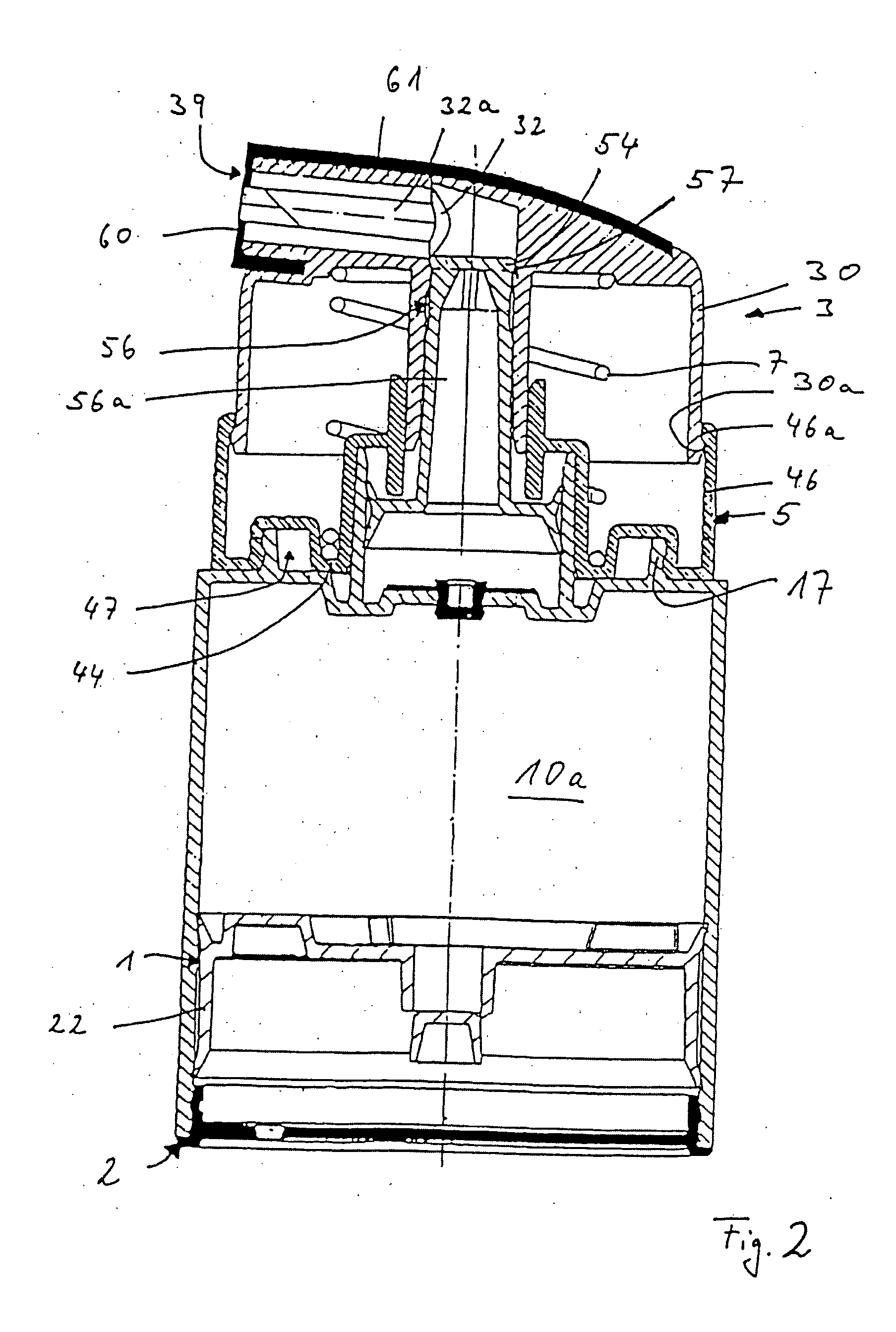 Cosmetic or dermatological preparation for use with dispenser system