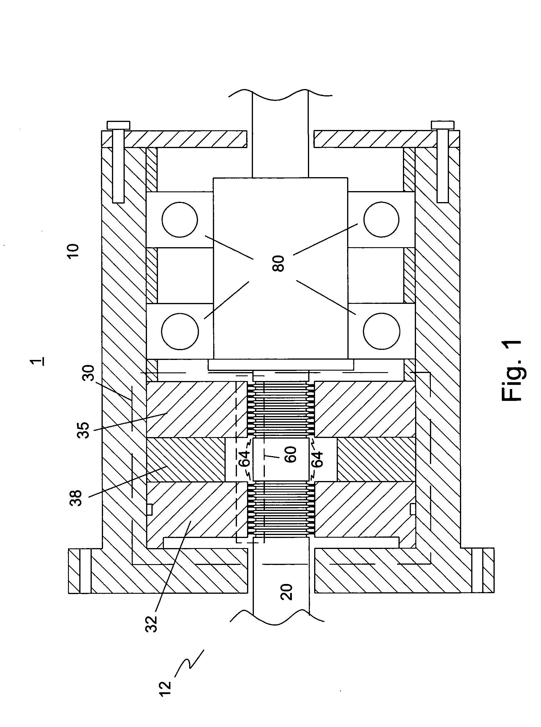 Magnetic fluidic seal with improved pressure capacity