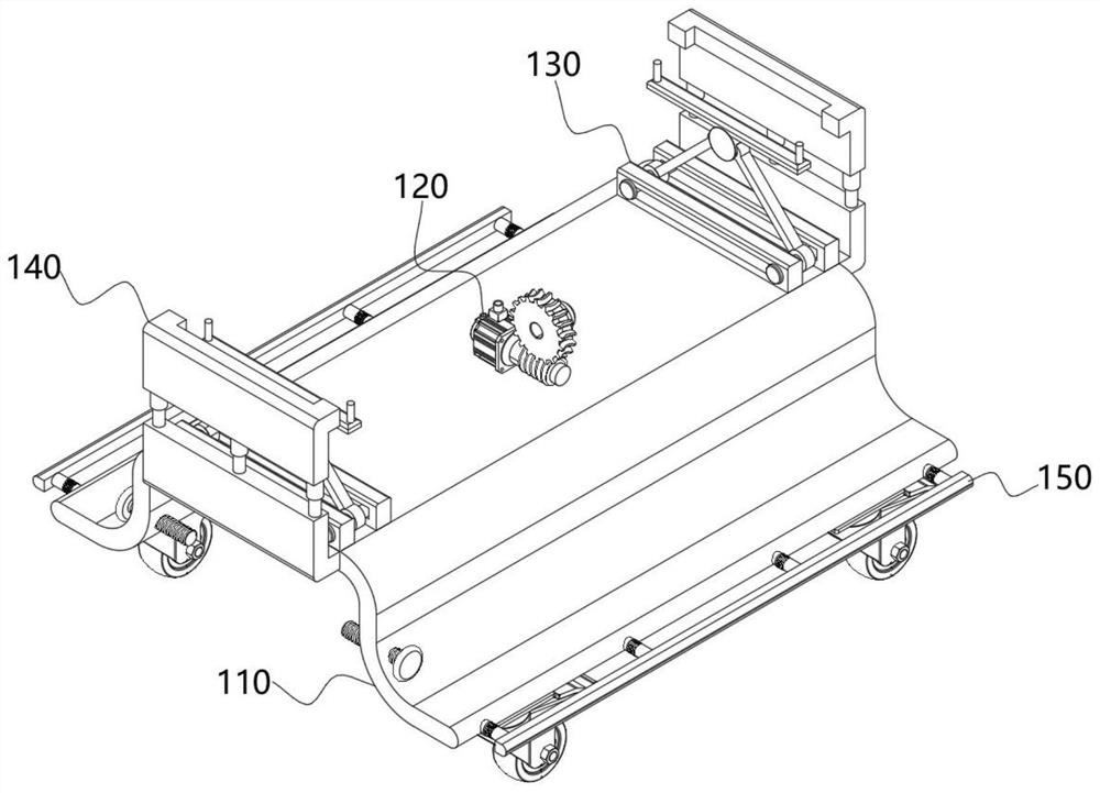 Height-adjustable tumor operation instrument storage device