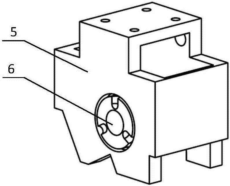 Laser measuring head device with variable measuring directions, and application method thereof