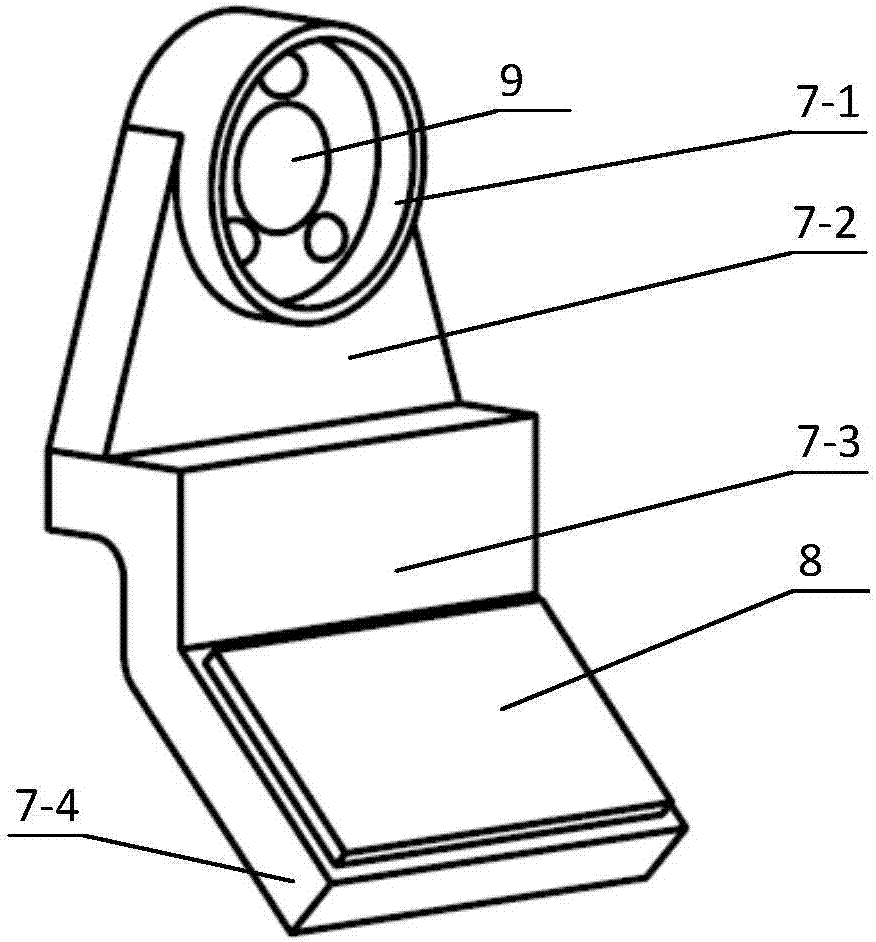 Laser measuring head device with variable measuring directions, and application method thereof