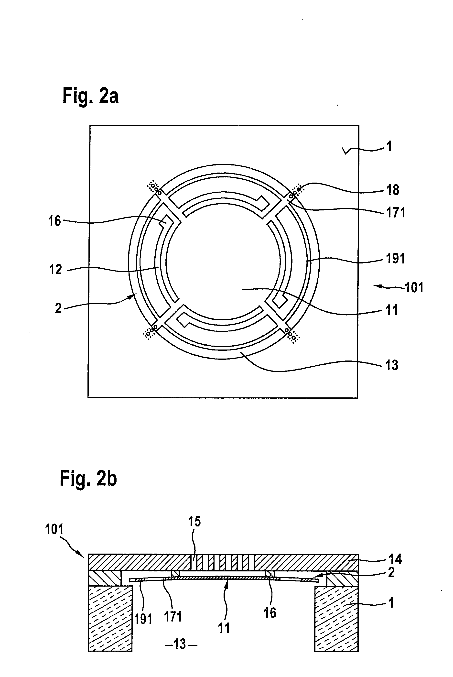Component having a micromechanical microphone structure