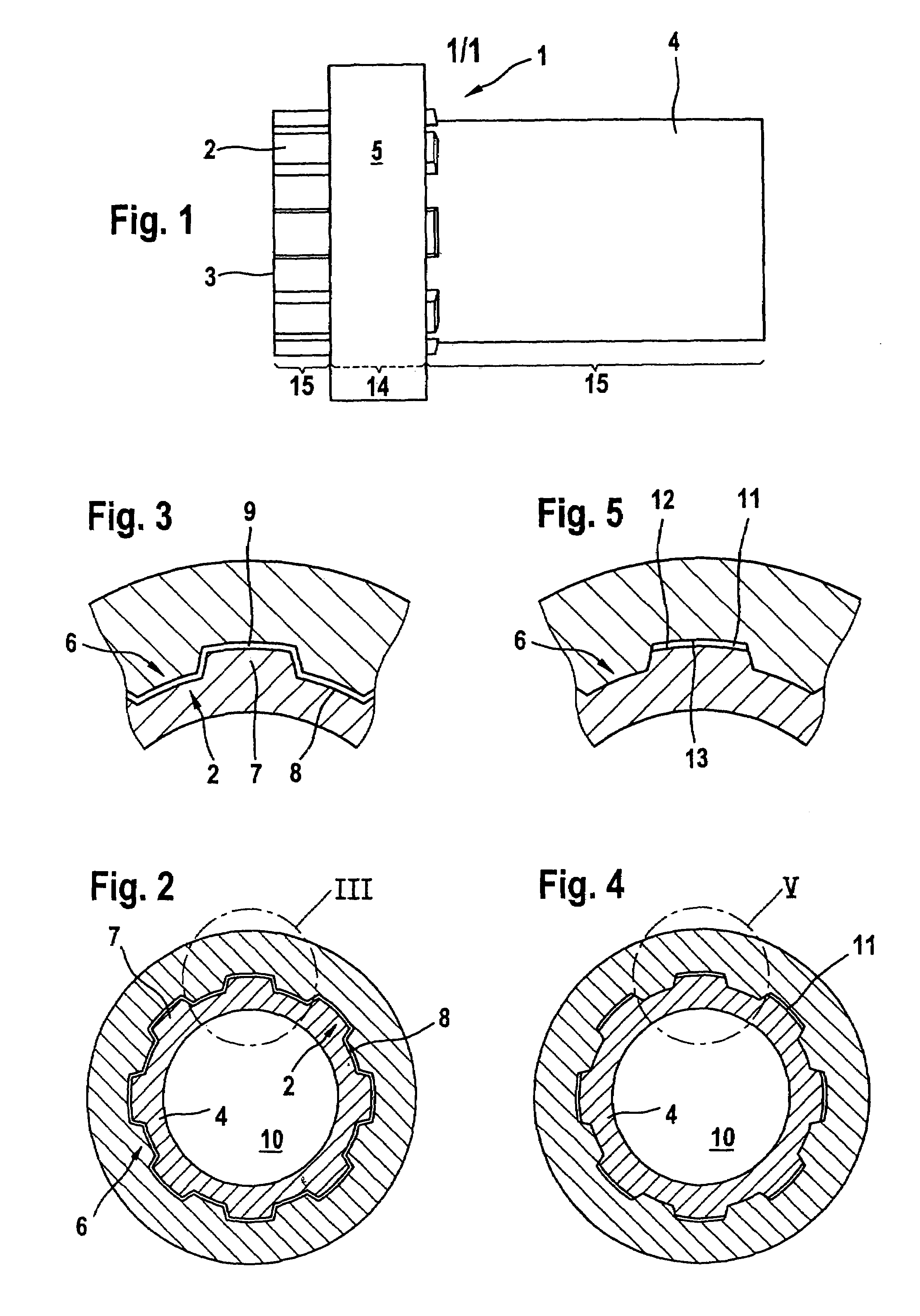 Method for the production of a shaft-hub connection