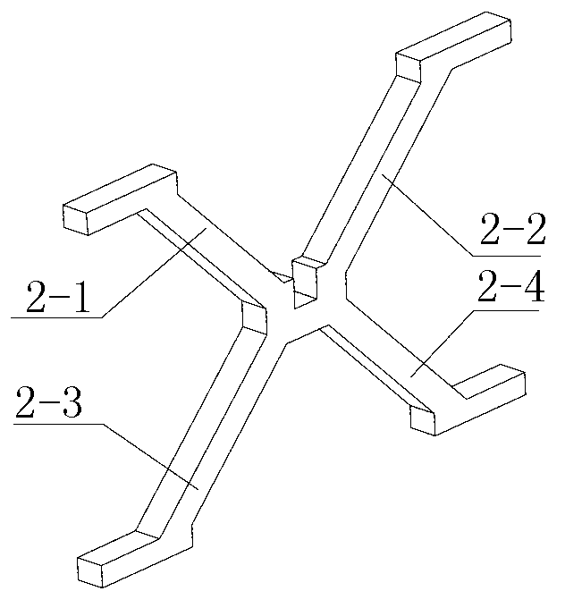 Core material of dot matrix laminboard and manufacturing method of core material by using extruding and interlocking