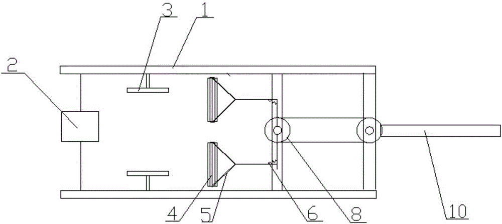 Mechanical soil loosening and weeding device