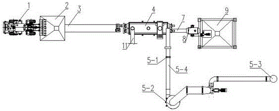 Drying method and device for steel slag tailings