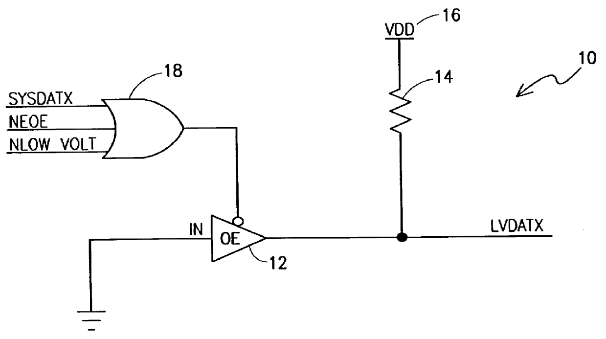 Voltage translator circuit which allows for variable low voltage signal translation