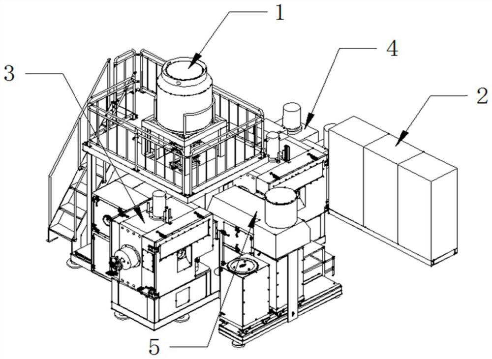 Two-in-one automatic magnetic field pressing machine