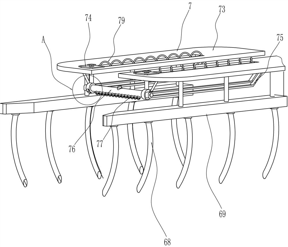 A pickaxe automatic painting equipment