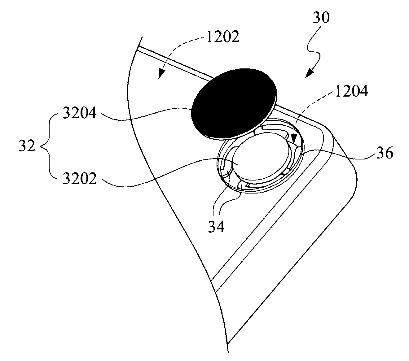 Seat structure for supporting an assembly from underneath