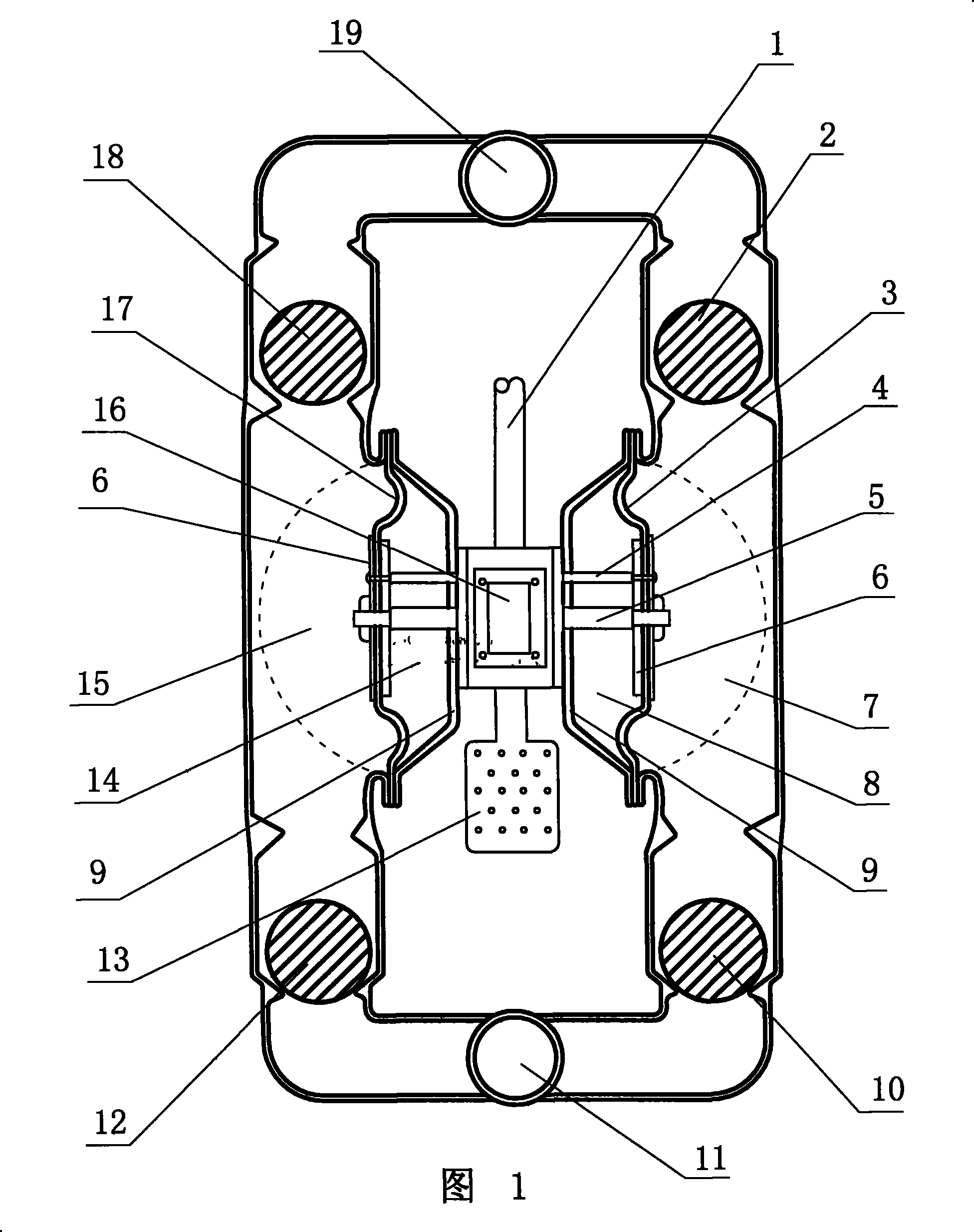 Fluid pump driven by compressed air