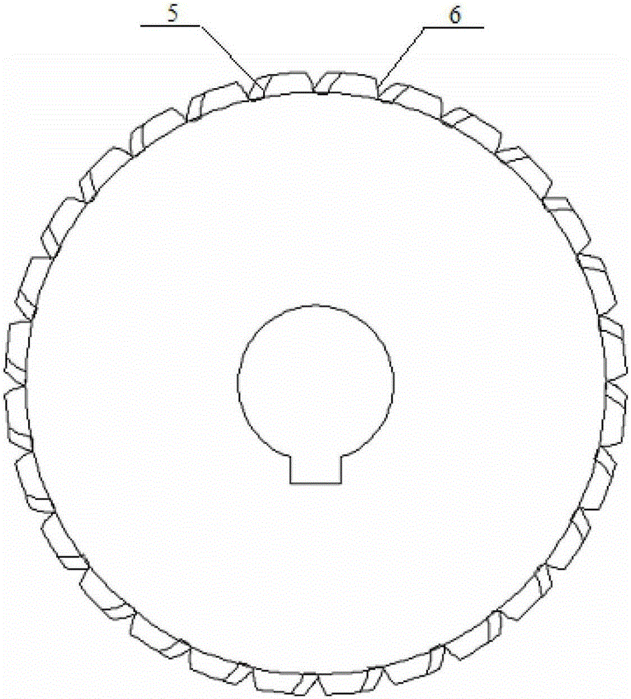 An asymmetrical involute worm gear pair