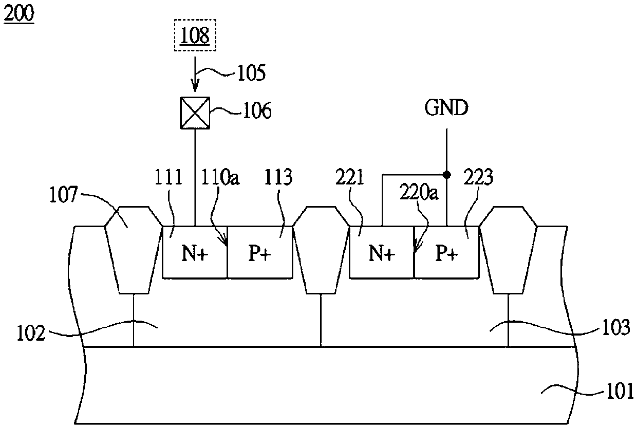 Electrostatic discharge protection device and operating method of same