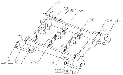 Reflow soldering machining tool and machining method for motor server power device