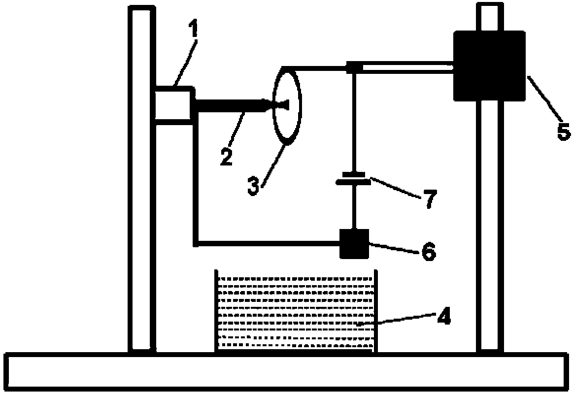 Preparation method of metal probe