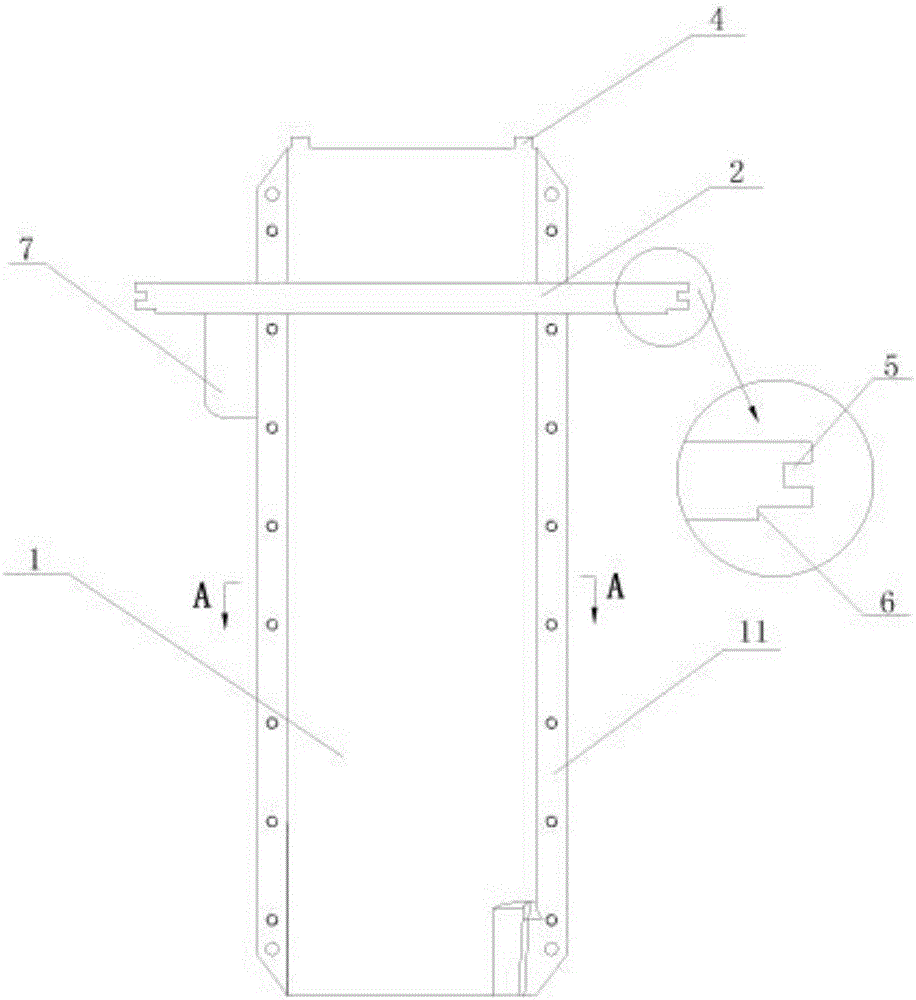 Combined type crystallizer water jacket and machining method thereof